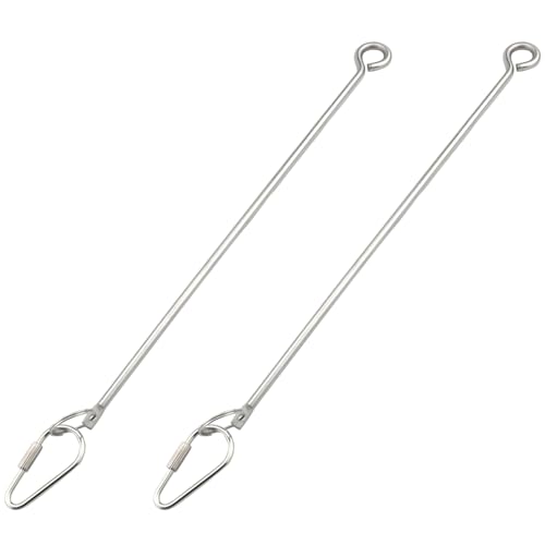 ZZHXSM 2 x hängende Edelstahl-Futterstation in Silber, 26,9 cm lang, Obstgabel für Papageien, Vögel, Obst, Gemüse, Regale für Kleintiere für Nymphensittiche, Mäuse, kleine Käfigtiere ZZHXSM 2 x hängende Edelstahl-Futterstation in Silber, 26,9 cm lang, Obstgabel für Papageien, Vögel, Obst, Gemüse, Regale für Kleintiere für Nymphensittiche, Mäuse, kleine Käfigtiere von ZZHXSM