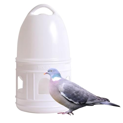 Automatischer Vogelfutterspender Wasserflasche Tauben Tränkeautomat, Tränke für Papageien Tauben Geflügel Wachtel Huhn von ZZZANA
