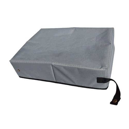 wasserdichte Haustier-Katzentoilette, wasserdichte Haustiertoilette, auslaufsichere Reise-Katzentoilette, Katzentoilette for Kätzchen, L/1213/206 (Color : Gray, Size : L) von ZZZKSM