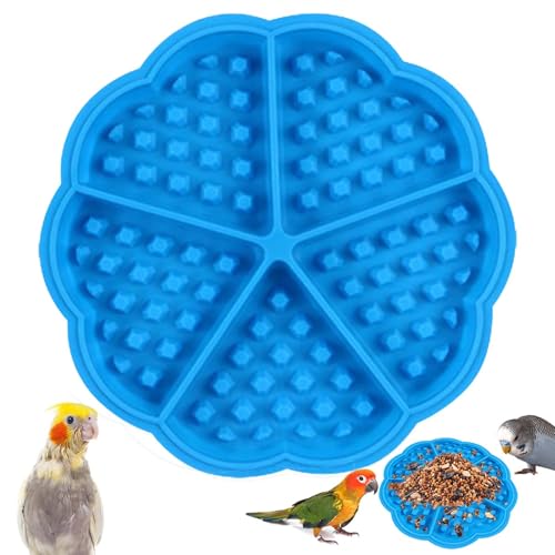 Vogelfutterspielzeug Waffelform, langsamer Futterspender für Vögel, Waffelform, interaktives Papageien-Futterspielzeug zur Erhöhung der Fütterungszeit, Vogelanreicherungsspielzeug für Sittiche, Vogelfutterspielzeug Waffelform, langsamer Futterspender für Vögel, Waffelform, interaktives Papageien-Futterspielzeug zur Erhöhung der Fütterungszeit, Vogelanreicherungsspielzeug für Sittiche, von Zabplox