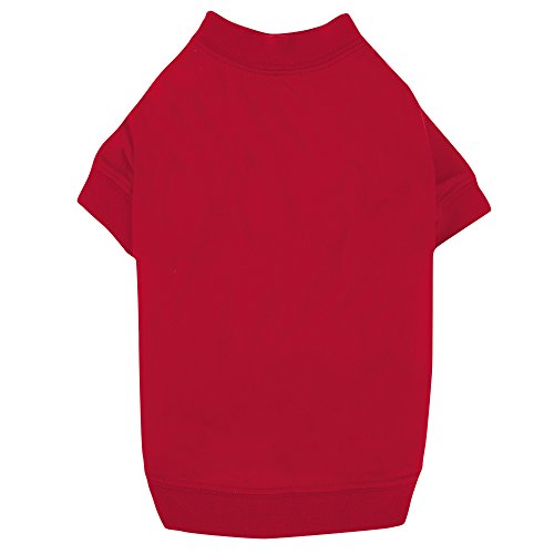 Zack & Zoey Basic T-Shirt für Hunde, 40,6 cm, Größe M, Rot von Zack & Zoey