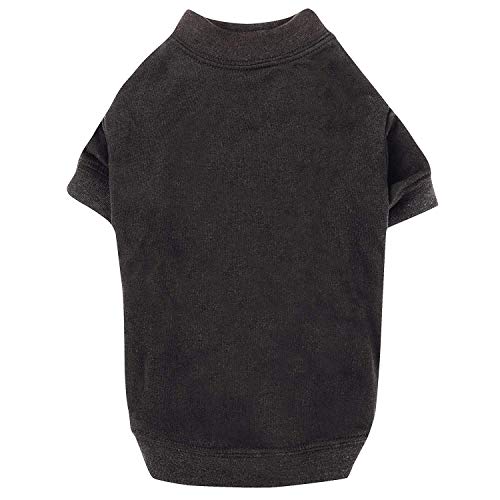 Zack & Zoey Basic T-Shirt für Hunde, 40,6 cm, Größe M, Schwarz von Zack & Zoey