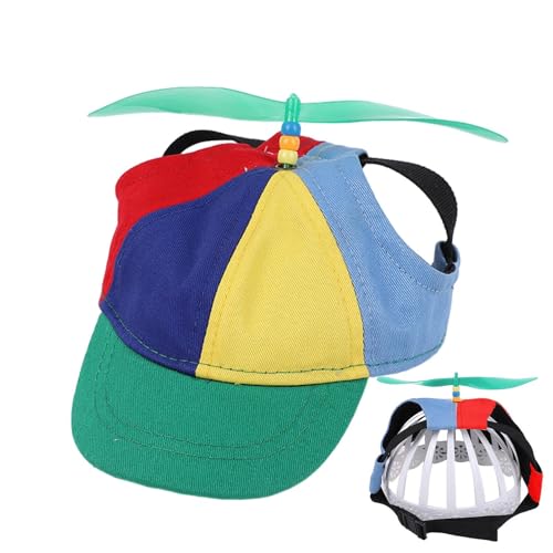 Zahoken Hundehut, Outdoor-Sporthüte Für Haustiere Mit Ohrlöchern, Hunde Bunte Propellermütze, Propeller Mütze, Verstellbar Angenehm Zu Tragen, Für Sport Reisen, Schützt Ihren Hund Vor Sonne Und Wind Zahoken Hundehut, Outdoor-Sporthüte Für Haustiere Mit Ohrlöchern, Hunde Bunte Propellermütze, Propeller Mütze, Verstellbar Angenehm Zu Tragen, Für Sport Reisen, Schützt Ihren Hund Vor Sonne Und Wind von Zahoken