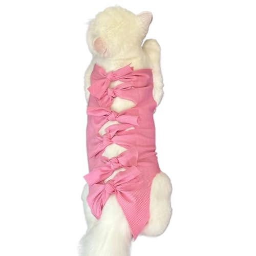 Zahoken Katzen-Genesungsanzug, atmungsaktiv, nach Operationen, weicher Einteiler, Jacke zur Leckprävention, Wundschutz, Innenbereich, Haustierpflege von Zahoken