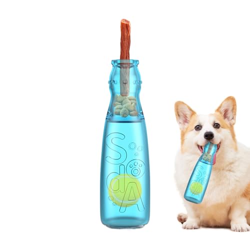 Zahoken Wasserflaschenspielzeug für Hunde | Quietschende Hundespielzeugflasche mit Tennisball im Inneren – Interaktives Welpentraining Kauer zur Stimulation Anreicherung der Zähne Reinigung Zahoken Wasserflaschenspielzeug für Hunde | Quietschende Hundespielzeugflasche mit Tennisball im Inneren – Interaktives Welpentraining Kauer zur Stimulation Anreicherung der Zähne Reinigung von Zahoken
