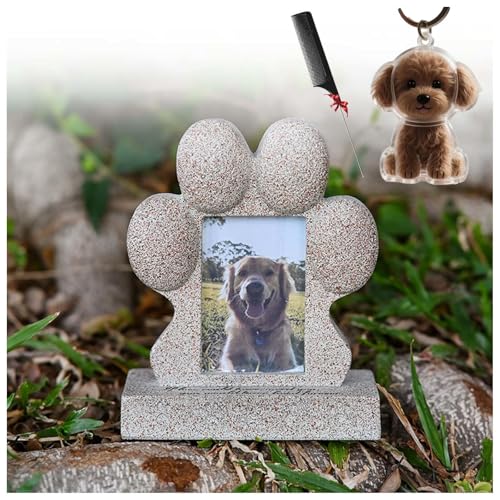 ZaiZaiSMao Gedenkstein Katze mit Schlüsselanhänger, Andenken Katze mit Tierhaarsammler und Fotodisplay Gedenkstein Hund Erinnerung an verstorbene Haustiere ZaiZaiSMao Gedenkstein Katze mit Schlüsselanhänger, Andenken Katze mit Tierhaarsammler und Fotodisplay Gedenkstein Hund Erinnerung an verstorbene Haustiere von ZaiZaiSMao