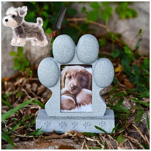ZaiZaiSMao Gedenkstein Katze mit Tierhaar Anhänger, Gedenktafel Hund mit Tierhaarsammler und Fotodisplay Erinnerung Katze für Tiere Grab Erinnerung ZaiZaiSMao Gedenkstein Katze mit Tierhaar Anhänger, Gedenktafel Hund mit Tierhaarsammler und Fotodisplay Erinnerung Katze für Tiere Grab Erinnerung von ZaiZaiSMao