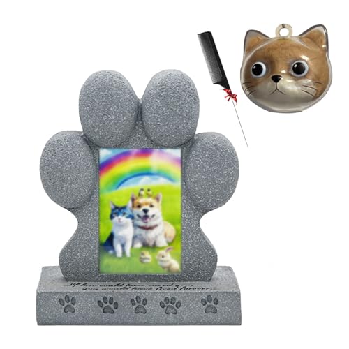 ZaiZaiSMao Gedenktafel Hund und Tierhaar Erinnerung, Hunde Grabstein mit Tierhaarsammler und Fotodisplay Gedenktafel Katze Erinnerung an verstorbene Haustiere ZaiZaiSMao Gedenktafel Hund und Tierhaar Erinnerung, Hunde Grabstein mit Tierhaarsammler und Fotodisplay Gedenktafel Katze Erinnerung an verstorbene Haustiere von ZaiZaiSMao