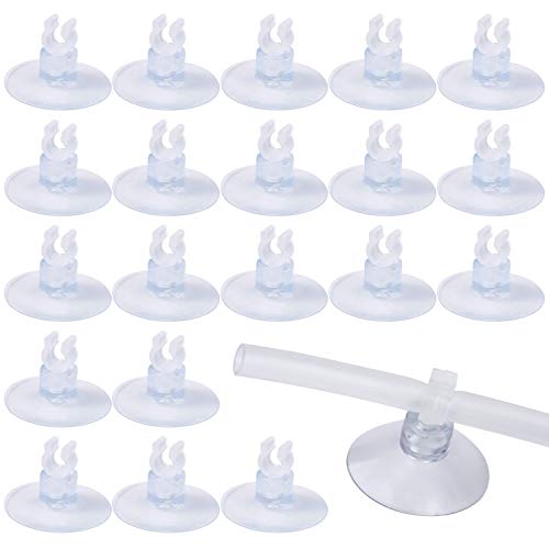 Zaleonline 20 Stück Aquarium Saugnapf Clips Aquarium Saugnapf Halter Transparent Aquarium Saugnapf mit Schlauchhalterung für 5mm 6mm Airline Luftverkehrslinie Schlauchhalter Zaleonline 20 Stück Aquarium Saugnapf Clips Aquarium Saugnapf Halter Transparent Aquarium Saugnapf mit Schlauchhalterung für 5mm 6mm Airline Luftverkehrslinie Schlauchhalter von Zaleonline