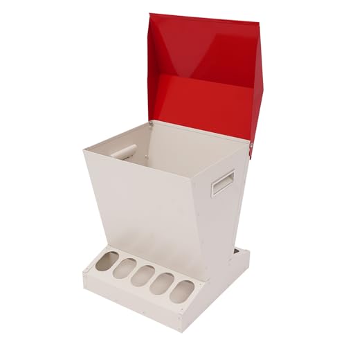Automatischer Hühnerfutterautomat mit 10 Öffnungen – 11kg Kapazität, verzinkter Stahl, wasserdicht & leicht zu reinigen, ideal für Hühner, Enten & Geflügel Automatischer Hühnerfutterautomat mit 10 Öffnungen – 11kg Kapazität, verzinkter Stahl, wasserdicht & leicht zu reinigen, ideal für Hühner, Enten & Geflügel von Zalydala
