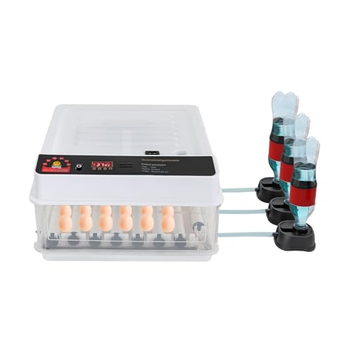 Brutautomat Vollautomatisch | Professioneller Eier-Inkubator |Automatischer Brutkasten | 38 Hühnereier Kapazität | 3-in-1 Design (Brüten/Schlüpfen/Aufziehen) | LED-Anzeige | Ideal für Farm & Bildung von Zalydala