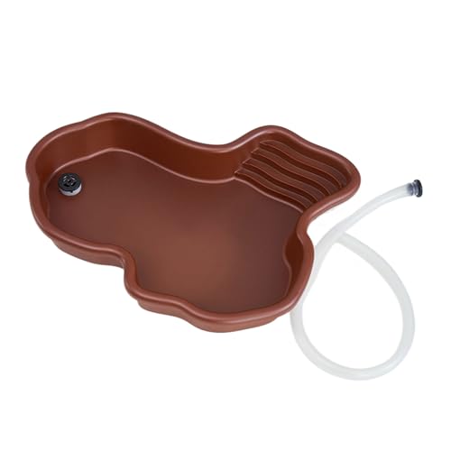 Zambuph Reptilien Badewanne mit Drainage Boden für einfache Reinigung. Die Schildkrötenbadewanne ist für Schildkröten im Vergnügungspark geeignet, Typ+2 Zambuph Reptilien Badewanne mit Drainage Boden für einfache Reinigung. Die Schildkrötenbadewanne ist für Schildkröten im Vergnügungspark geeignet, Typ+2 von Zambuph