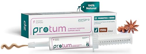 Zanipro Präbiotika Hund & Probiotika Hund, Hunde Paste Tube für Darmkur, Durchfall, Magenschutz, Fester & Weicher Stuhl, Verdauung, Probiotika, Darmflora Aufbau, Anisgeschmack 60ml von Zanipro