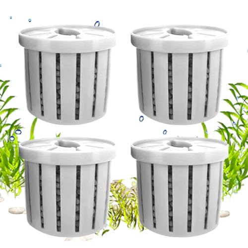 Aquarium Pflanzenhalterung - Netzkorb für Aquarienpflanzen - 4 Stück Hydrokulturhalter für Aquarien, Wasserdéko für Wohnung Hotel Restaurant Geschäfte Aquarium Pflanzenhalterung - Netzkorb für Aquarienpflanzen - 4 Stück Hydrokulturhalter für Aquarien, Wasserdéko für Wohnung Hotel Restaurant Geschäfte von Zankie