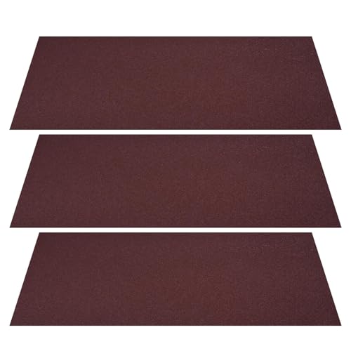 Haustier -Schleifpapier -Hundekratzpolster für Nägel, 3 Kleber Hundekratzer Ersatz -Schleifpapier, 20 x 10 in Hunden Nagelfeile Sandpapier beruhigende Nagelpflege, Haus Haustiere Freunde Klauen von Zankie
