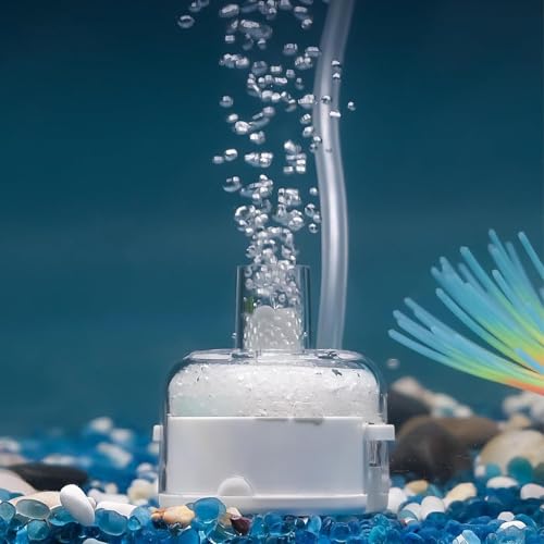 Zaphara Mini-Schwammfilter für Aquarien, Bratgarnelen und kleine Fische, Bio-Filter für Bet-Ta-Ta-Tank mit Schaumstoff und Filterbällen, Tauchfilter für Aquarien bis zu 20 l (Luftpumpe nicht im von Zaphara