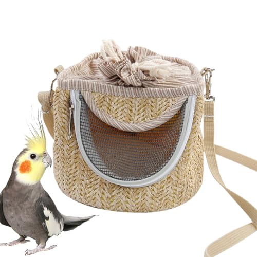 Vogel-Tragetasche – Papageientrage zum Wandern, Netzfenster-Design, Papageientasche mit verstellbarem Schultergurt für kleine Haustiere, Hamster, Maulwürfe Zasdvn Vogel-Tragetasche – Papageientrage zum Wandern, Netzfenster-Design, Papageientasche mit verstellbarem Schultergurt für kleine Haustiere, Hamster, Maulwürfe Zasdvn von Zasdvn