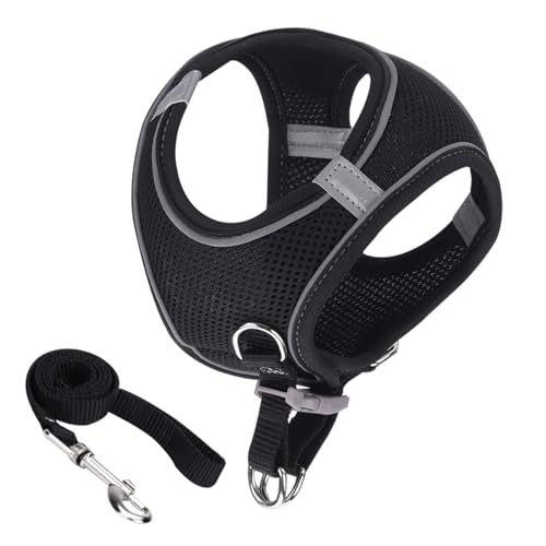 Zasdvn Ausbruchssicheres Katzengeschirr - Katzengeschirr mit Leine - Mittel Groß Haustierzubehör Für Reisen Outdoor Zasdvn Ausbruchssicheres Katzengeschirr - Katzengeschirr mit Leine - Mittel Groß Haustierzubehör Für Reisen Outdoor von Zasdvn