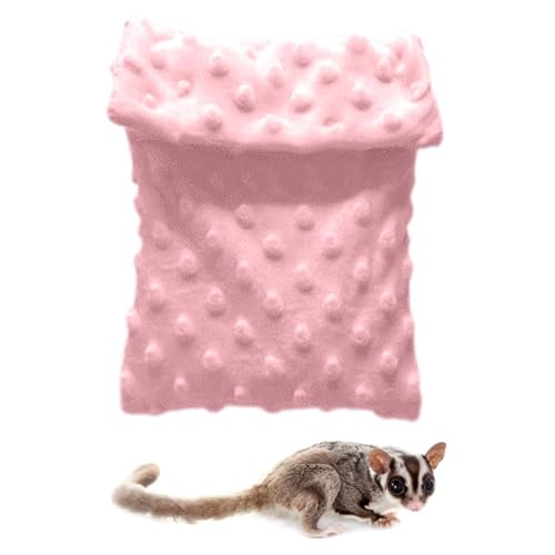 Zasdvn Hamsterschlafsack, kleines Haustierbett, warmes Bett, bequemer Schlafsack, Betthaus, Nistbett für Hamster, Igel, Zuckergleiter, Eichhörnchen von Zasdvn