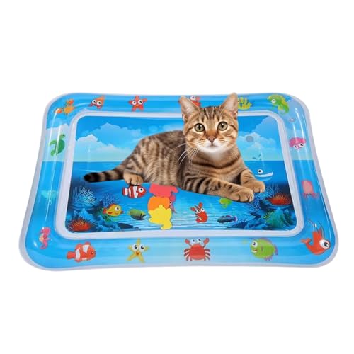 Zasdvn Sensorische Wasserspielmatte Für Katzen, Wasserspielmatte Für Katzen, Sensorische Wasser Spielmatte, Wassermatte Für Katze Und Hund, Verdickte Wassersensormatte Für Kinder, Baby Spielzeuge Zasdvn Sensorische Wasserspielmatte Für Katzen, Wasserspielmatte Für Katzen, Sensorische Wasser Spielmatte, Wassermatte Für Katze Und Hund, Verdickte Wassersensormatte Für Kinder, Baby Spielzeuge von Zasdvn