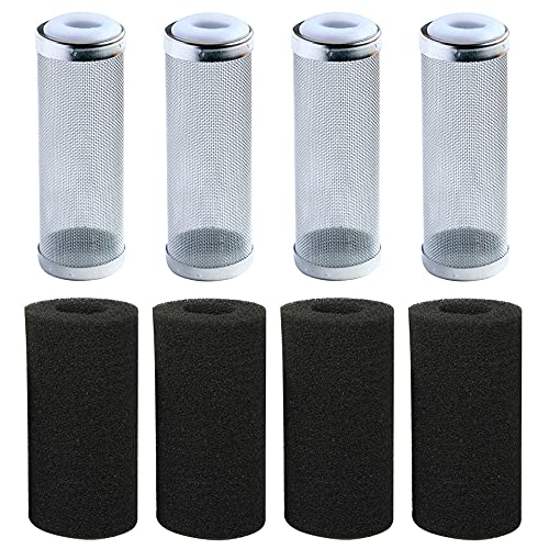 Zasvec Aquarium Filterschutz 4 Stück Aquarium Mesh Net Filter und 4 Stück Filterschwamm Ansaugschutz Aquarium Aquarium Filter Guard Aquarium Schutzhülle für Schutz fliessen Fisch Garnele Zasvec Aquarium Filterschutz 4 Stück Aquarium Mesh Net Filter und 4 Stück Filterschwamm Ansaugschutz Aquarium Aquarium Filter Guard Aquarium Schutzhülle für Schutz fliessen Fisch Garnele von Zasvec