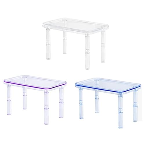 Hamsterplattform, Kunststoff, für Kleintiere, höhenverstellbar, transparent, Hamsterkäfig, Spielzeug, Zubehör für Meerschweinchen, Rennmäuse, Chinchilla, 3 Stück Hamsterplattform, Kunststoff, für Kleintiere, höhenverstellbar, transparent, Hamsterkäfig, Spielzeug, Zubehör für Meerschweinchen, Rennmäuse, Chinchilla, 3 Stück von Zayejod