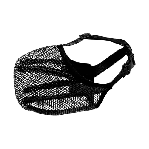 Zcbzbn Hund Maulkorb Abdeckung, Runde Mesh Und Verstellbaren Ring Schnauze Abdeckung FüR Kleine Hunde FüR Hecheln Und Trinken, Verhindert Fressen, BeißEn, Lecken Und Bellen, Schwarz Zcbzbn Hund Maulkorb Abdeckung, Runde Mesh Und Verstellbaren Ring Schnauze Abdeckung FüR Kleine Hunde FüR Hecheln Und Trinken, Verhindert Fressen, BeißEn, Lecken Und Bellen, Schwarz von Zcbzbn