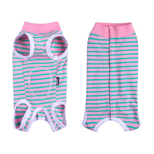 Zcbzbn Dog Tight Jumpsuit, After Surgery, Hundechirurgie-Overall, Weicher Atmungsaktiver Welpen-Overall Anti Lecken, Hund Wundschutz Kit von Zcbzbn