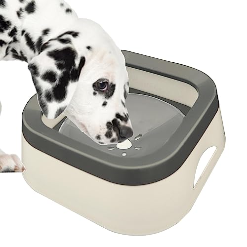 Auslaufsicherer Wassernapf für Hunde | Slow Water Feeder Bowl,Abnehmbares Design-Fütterungsgerät für Hunde, Katzen und andere Kleintiere Zceplem von Zceplem