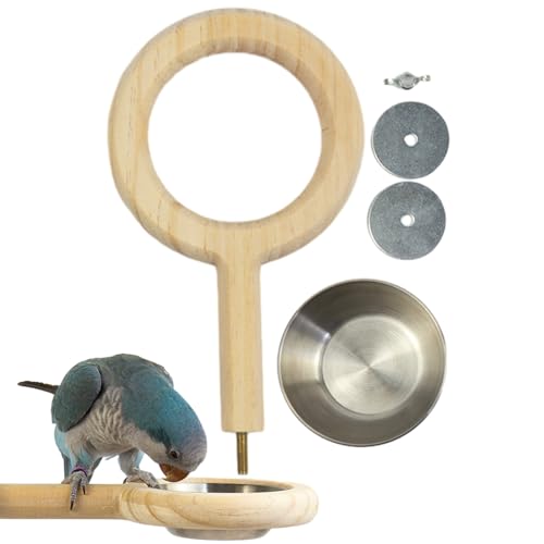 Vogelsitzstange für Käfig – Papageienständer aus Holz | Vogelkäfigspielzeug für Nymphensittiche, Sittiche, Wellensittiche, Papageien Zceplem von Zceplem