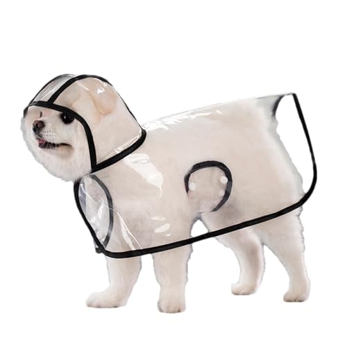 Zceplem Hunde-Regenjacke,Hunde-Regenmantel - Wasserdichter Haustier-Regenmantel für Hunde | wasserdichte Haustier-Regenmäntel, tragbarer transparenter Hunde-Regenmantel, Regenjacke für Hunde von Zceplem