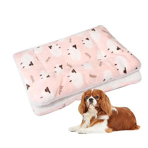 Zceplem Hundebett-Matratze – weiche, warme Kissenmatte für den Hundeschlaf, waschbar, beruhigende Decken, Überwurf für Welpen, Katzen, Haustiere, Kleintiere von Zceplem
