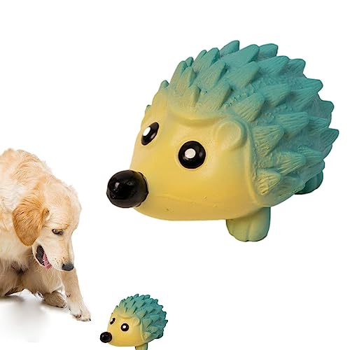 Zceplem Igel-Hundespielzeug mit Quietscher - Quietschendes grunzendes Igel-Hundespielzeug,Niedliches interaktives Quietschspielzeug für Hunde zur Vorbeugung von Zahnsteinbildung und zur Interaktion von Zceplem
