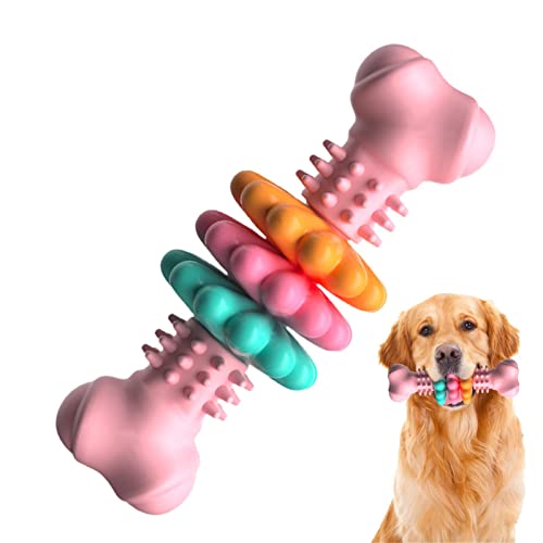 Zceplem Robustes Kauspielzeug für Hunde | Hundezahnbürstenspielzeug Robustes Hundespielzeug für Aggressive Kauer,Toughest Natural TRP Dog Interaktives Hundespielzeug, Zahnreinigungs-Kauartikel von Zceplem