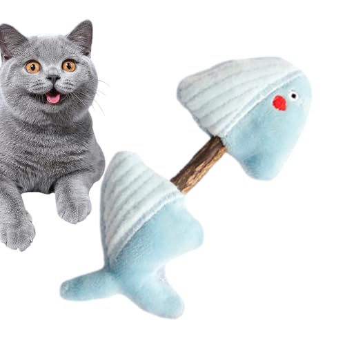 Zceplem Silvervine Sticks für Katzen, abnehmbares Kauspielzeug in Tierform, bissfestes Haustierspielzeug zum Entspannen, niedliches Anreicherungsspielzeug zum Reinigen der Zähne, Spielen von Zceplem