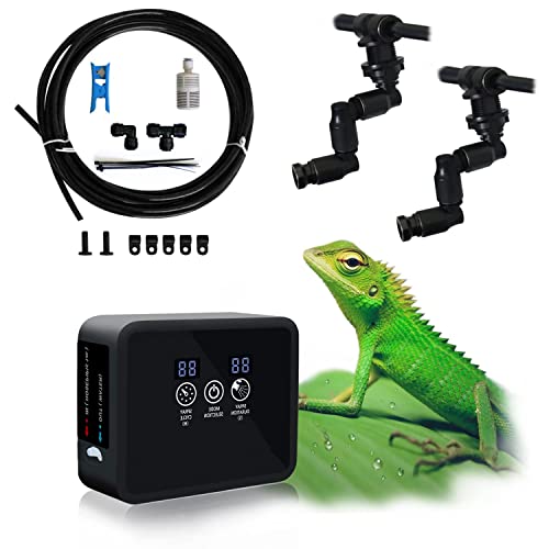 Intelligentes Reptilien-Vernebelsystem, automatischer SPR¨¹hnebel f¨¹r Reptilien, Terrarium Fogger Nebelsystem, Regenwald SPR¨¹her, Zimmerpflanzen-Bew?sserungssystem f¨¹r Reptilien/Cham?leons/Kr?uter von Zcvtbye