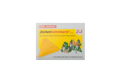 Dr. SCHICK GMBH Zeckenkammkarte Dr. SCHICK GMBH Zeckenkammkarte von Dr. SCHICK GMBH
