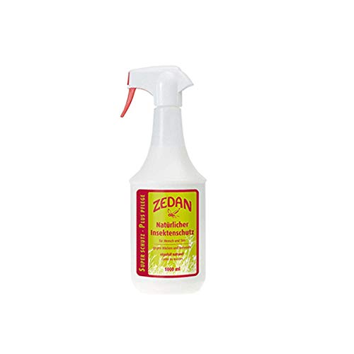 ZEDAN SP - Natürlicher Insektenschutz, 1000 ml Pumpspühflasche, Lotion, Citronella von Zedan