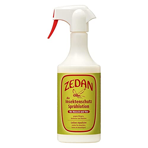 ZEDAN SP - Natürlicher Insektenschutz, 1000 ml Pumpspühflasche, Lotion, Citronella von Zedan