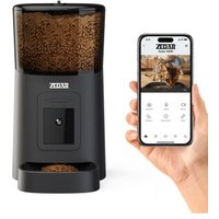 Zedar Futterautomat Katze mit kamera - Edelstahl napf - 6 Liter - mit APP Steuerung - Automatischer Futterspender für Trockenfutter - Design für Katzen & Hunde - A900 Zedar Futterautomat Katze mit kamera - Edelstahl napf - 6 Liter - mit APP Steuerung - Automatischer Futterspender für Trockenfutter - Design für Katzen & Hunde - A900 von Zedar