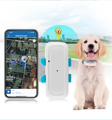 Zeerkeer GPS Dog Tracker für Hunde Haustiere GPS Locator Echtzeit Tracking Device Locator mit Pet Kragen Geschichte Route Wasserdicht Track Alarm gerät Freies APP (TK911Pro-2G) von Zeerkeer