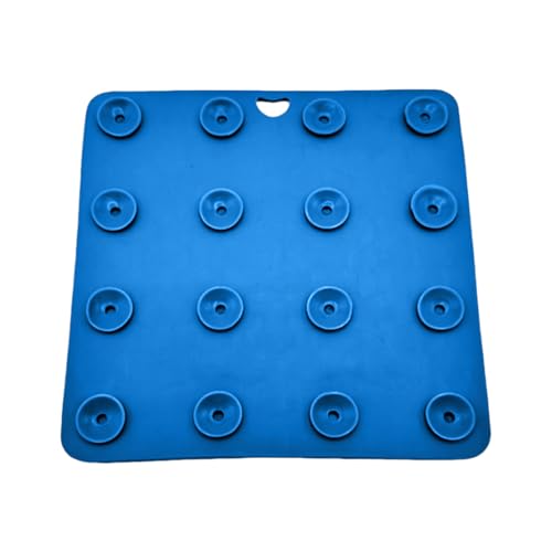 Zegaqae Hundeleckmatte | Futterspielzeug Silicone Leckmatte,Futternapf Gegen Langeweile 18,8x18,8cm Einfach Zu Reinigen Für Belohnungshappen Welpen Haustier Training von Zegaqae