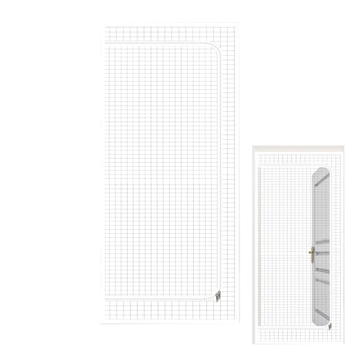 Zegaqae Katzengittertür, Haustiergittertür Mit Reißverschluss, Katze Mesh Tür Bildschirm Für Wohnzimmer, Schlafzimmer, Küche von Zegaqae