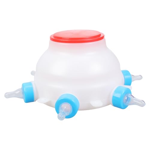 Zeiwohndc Multifunktional Hängende Milchfutterhäuse 6 Brustwarzendesign Für Vieh Lamm Ferkel Plastikkonstruktion Zeiwohndc Multifunktional Hängende Milchfutterhäuse 6 Brustwarzendesign Für Vieh Lamm Ferkel Plastikkonstruktion von Zeiwohndc