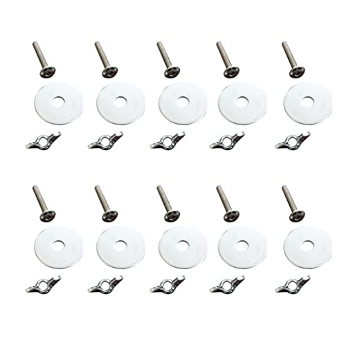 10Pcs Vögel Barsch Halter Papagei Haus Schraube Und Futter Feeder Clamp Teile Vogelkäfig Montiert Zucht Box Zubehör Home Dekoration Zubehör Schraubendreher Reparatur Werkzeug Schraubendreher Zubehör von Zeizafa