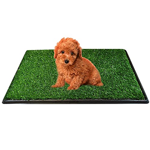 Dog Grass Pee Pads Artificial Grass Mat For Indoor Dogs Supplies Bathroom Toilet Potty Pad With Detatchable Grass Dog Pee Grass Pad Indoor von Zeizafa