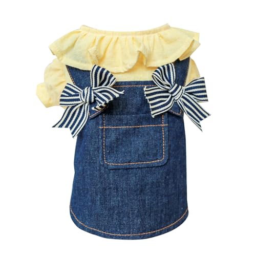 Hunde Denims Kleid Hunde Kleider Hunde Rock Welpen Kleider Hunde Prinzessin Kleid Hunde Kleidung Strap Kleid Für Hunde Mädchen Hunde Denims Kleid von Zeizafa