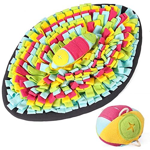 Hunde-Futtermatte Pet Snuffle Pad Puppy Leckerlis Puzzle Spielzeug Trainingsmatten Slow Feeder Für Futtersuche Fähigkeiten Verhinderung Fettleibigkeit Kaninchen Futtersuche Matte Spielzeug Groß von Zeizafa