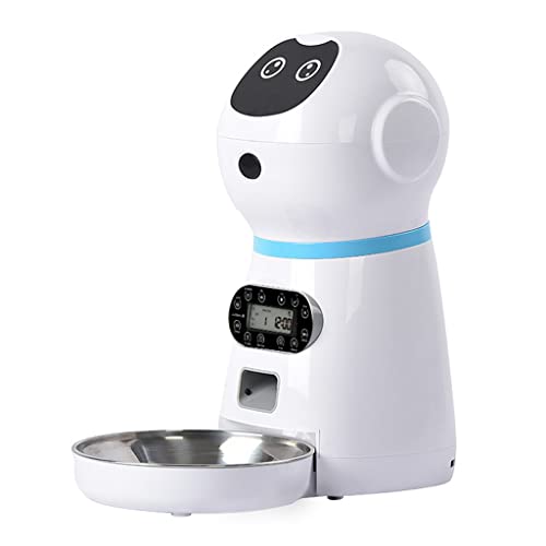 Süßer Roboter Auto Welpenfutterautomat Mit LCD-Bildschirm Timer Edelstahl Futternapf Power Verhindern Feststecken Futtersystem Automatische Katze Feeder Süßer Roboter Auto Welpenfutterautomat Mit LCD-Bildschirm Timer Edelstahl Futternapf Power Verhindern Feststecken Futtersystem Automatische Katze Feeder von Zeizafa