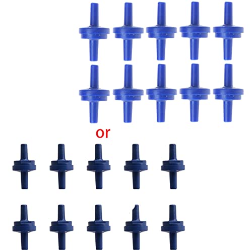 Zeizafa 10 x Rückschlagsicherung für CO2-Luftleitungen für Aquarien, Wasseraquarien von Zeizafa